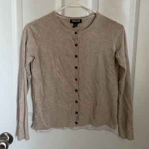Kirkland Signature Beige Cardigan